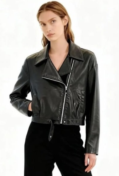 Giubbotto in Eco/Pelle