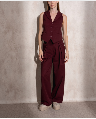 PANTALONE CON PINCES